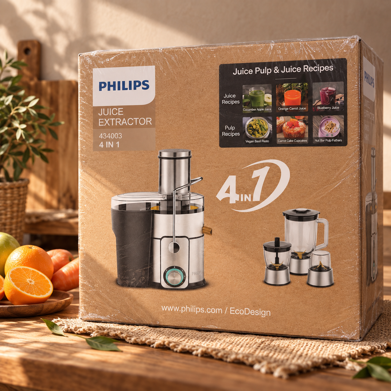 آبمیوه‌گیری ۴ کاره فیلیپس مدل  | Philips